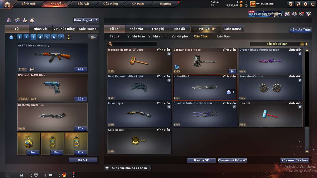 shop acc cf uy tin gia re